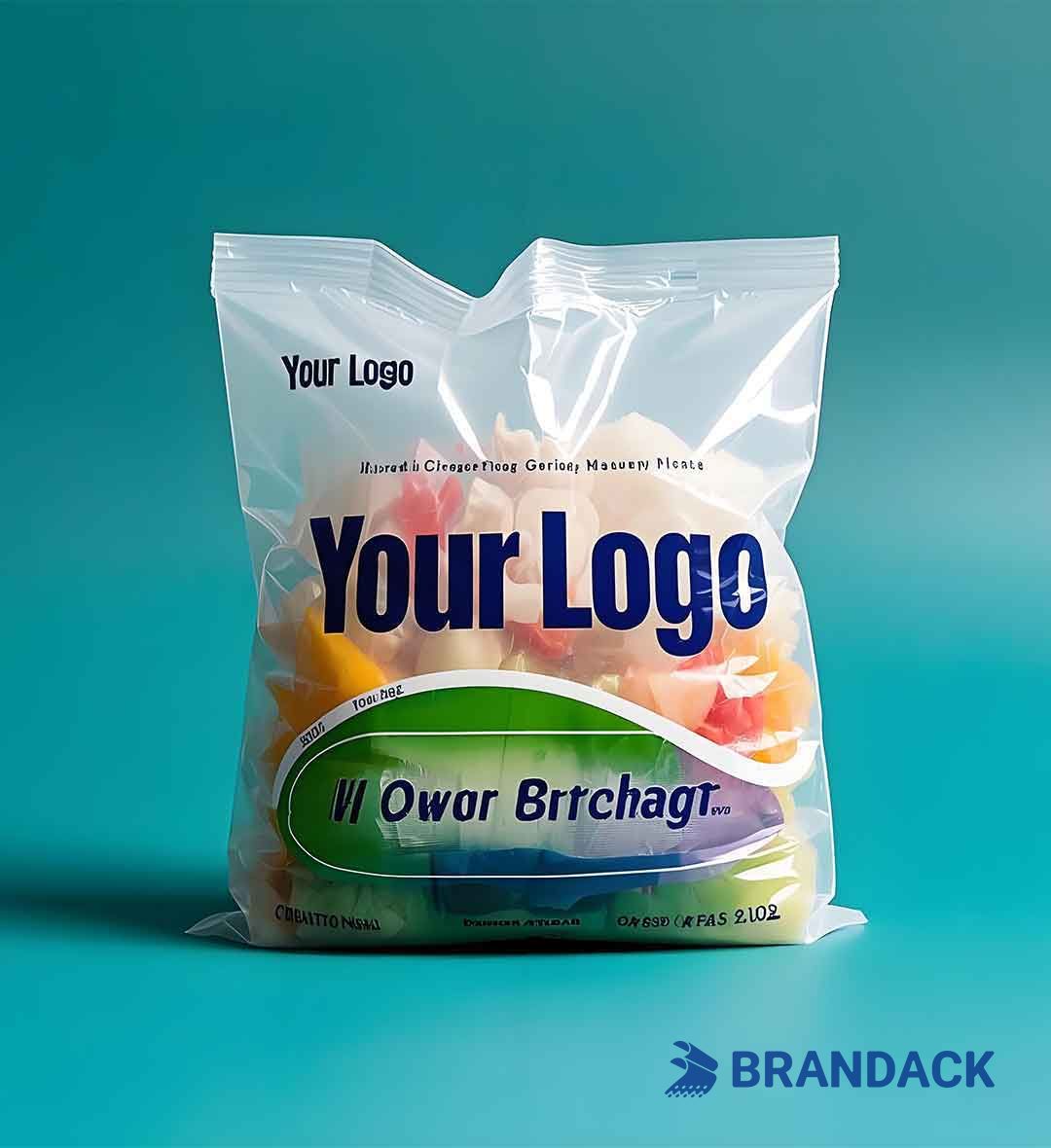 Personalized Printed Plastic Grocery Bags Wholesale No Minimum