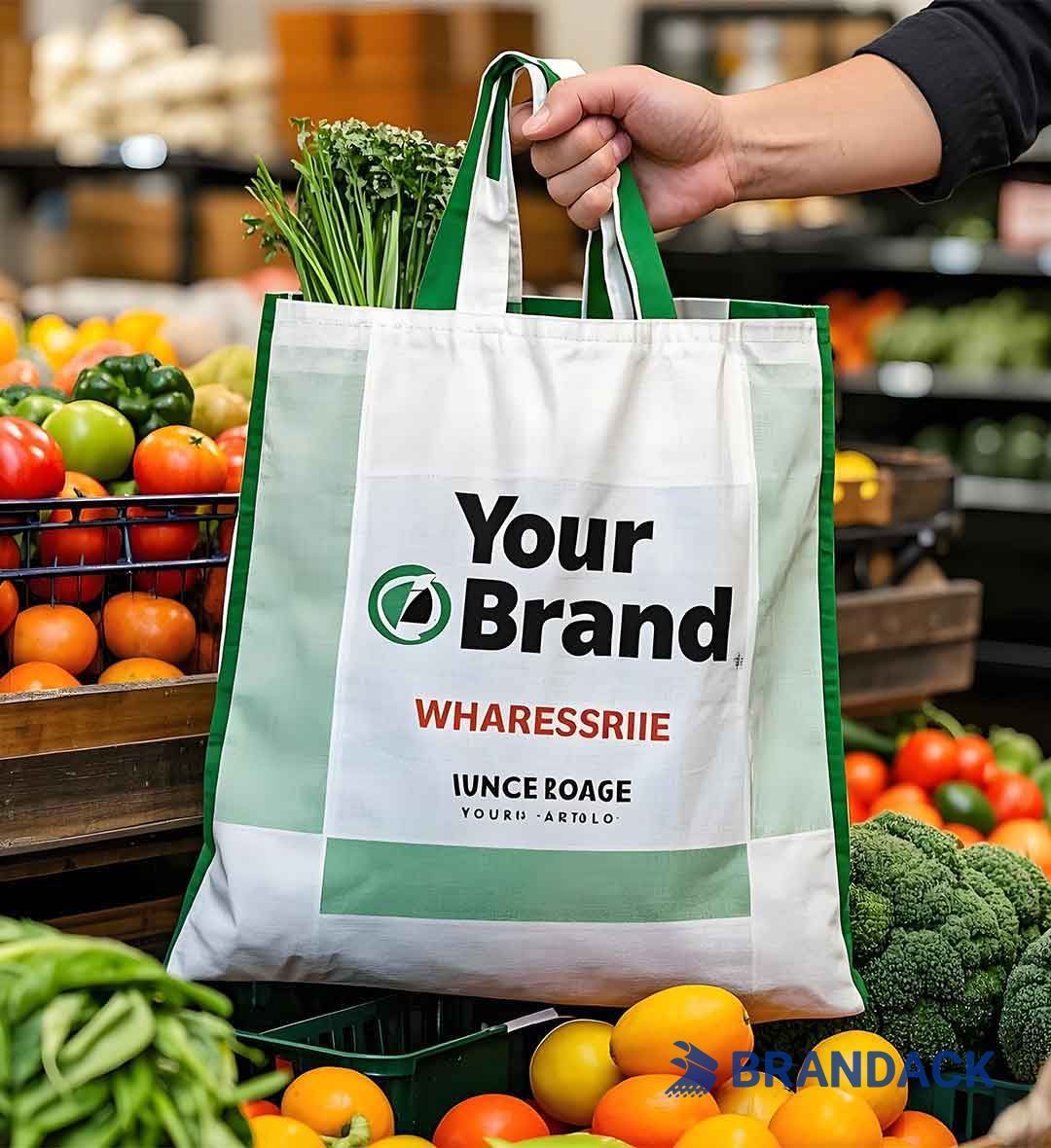 Wholesale Cheap Reusable Grocery Bags Bulk Printed with Your Logo
