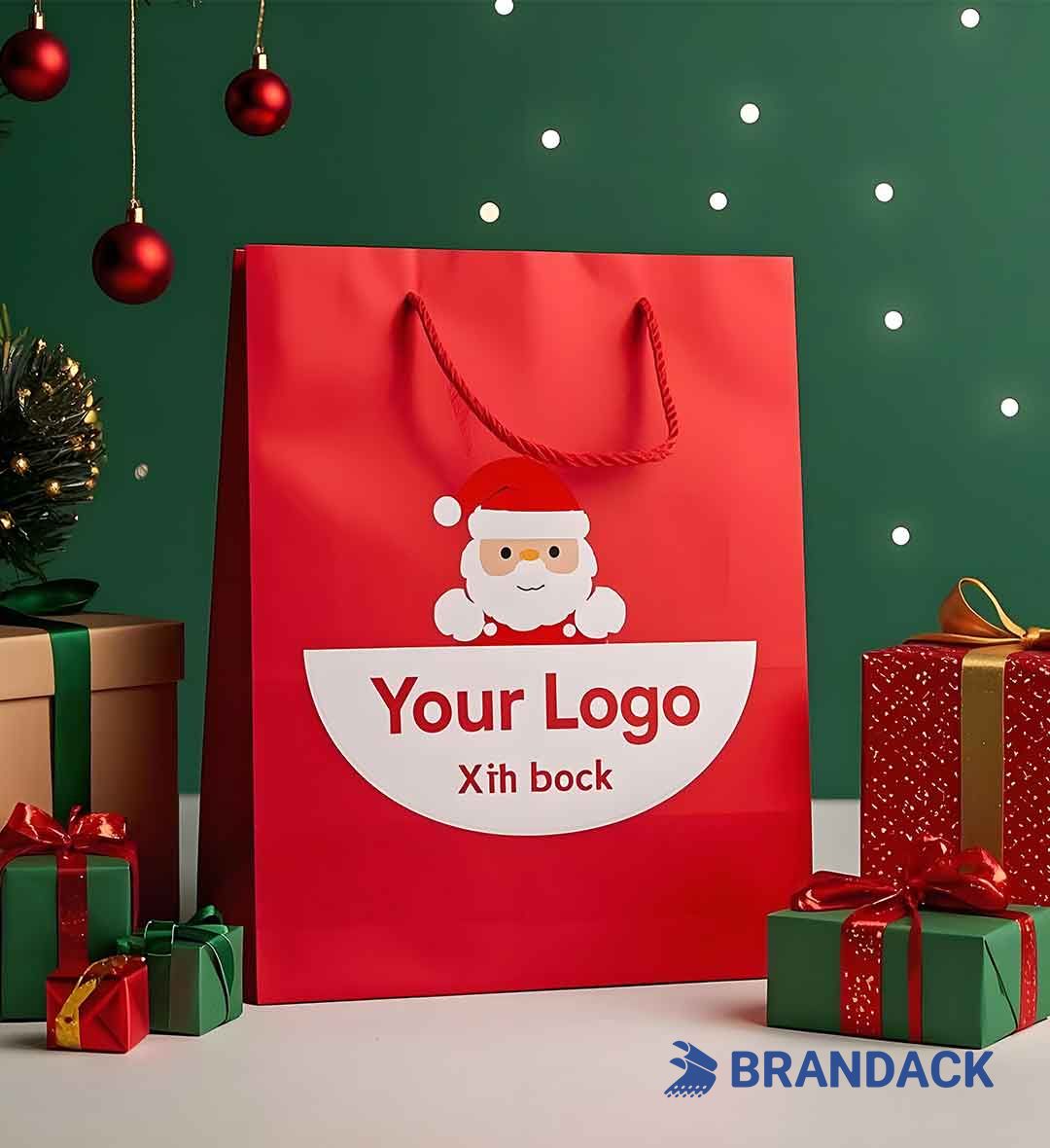 Custom Xmas Gift Bags Bulk | Bespoke Christmas Gift Bags Wholesale