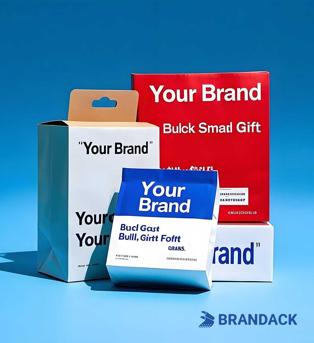 Personalized Small Christmas Gift Bags in Bulk Wholesale