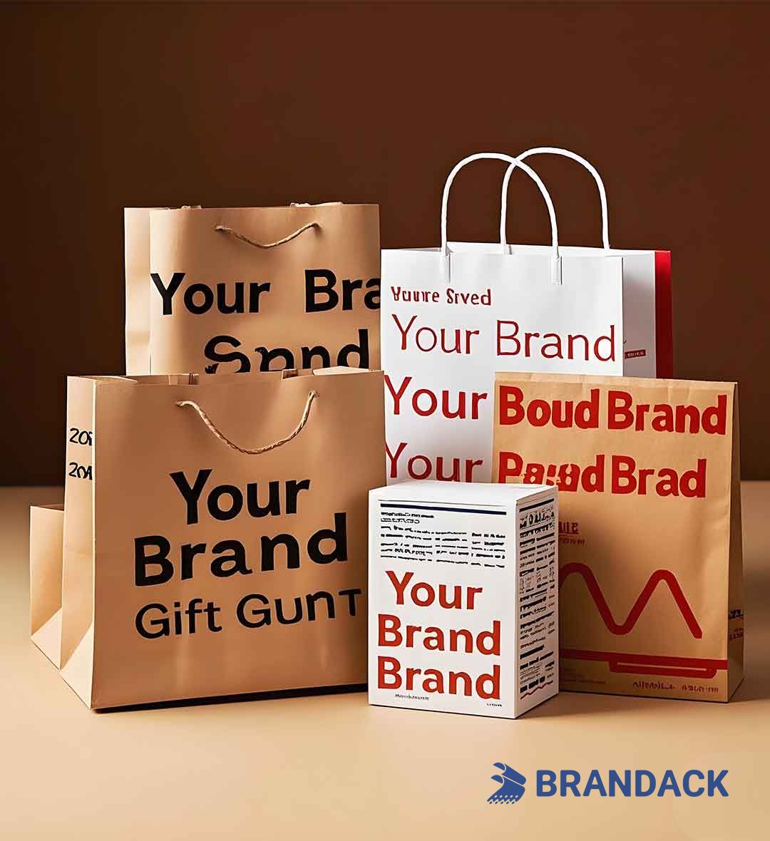 Custom Gift Bags Wholesale Bulk Supplies with Design Service
