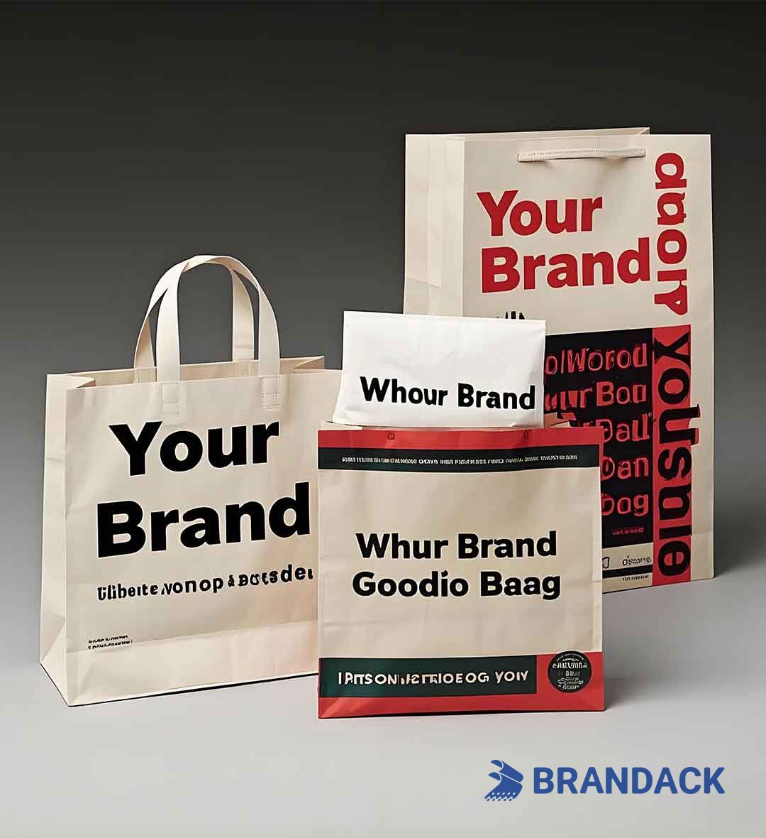 Customised Wholesale Goodie Bags in Bulk Printed with Your Logo