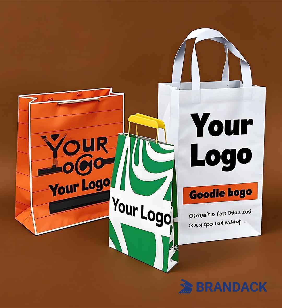 Customised Wholesale Goodie Bags in Bulk Printed with Your Logo