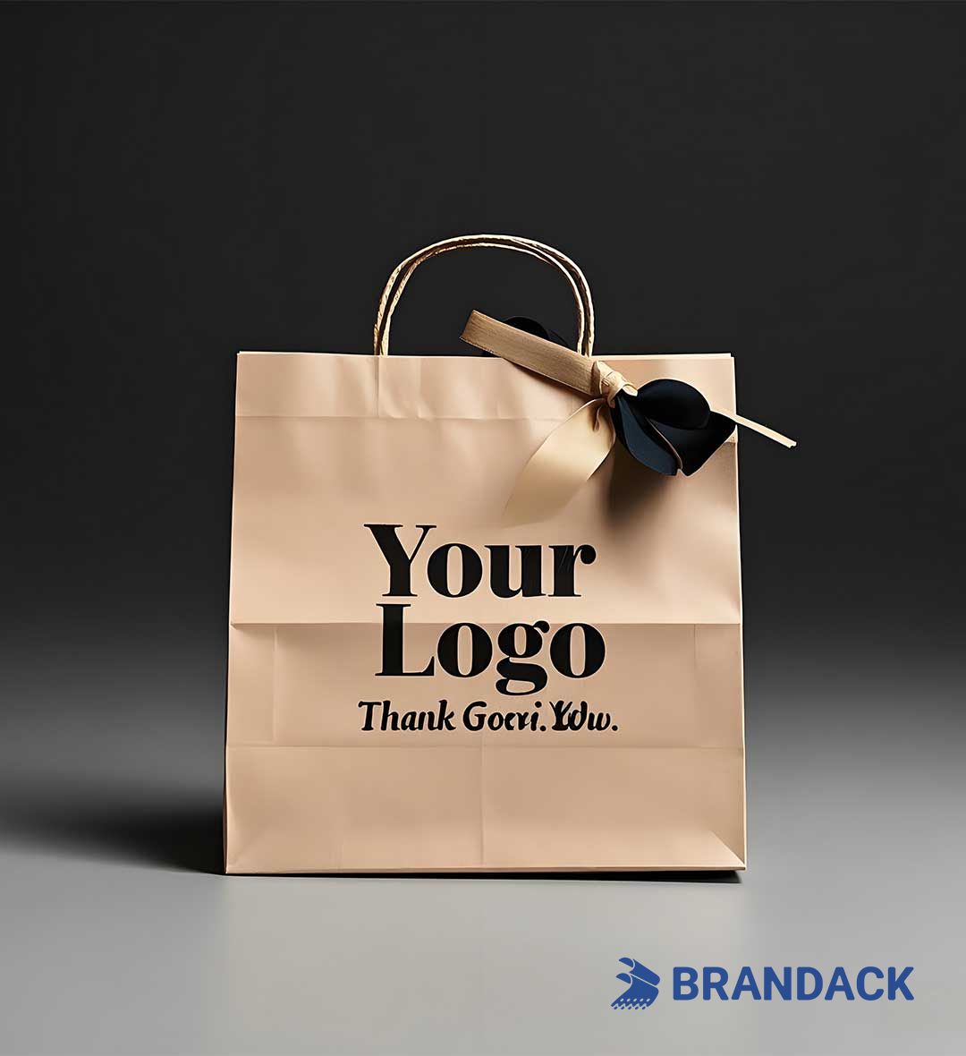 Personalised Paper Thank You Goodie Bags Printed with Your Logo