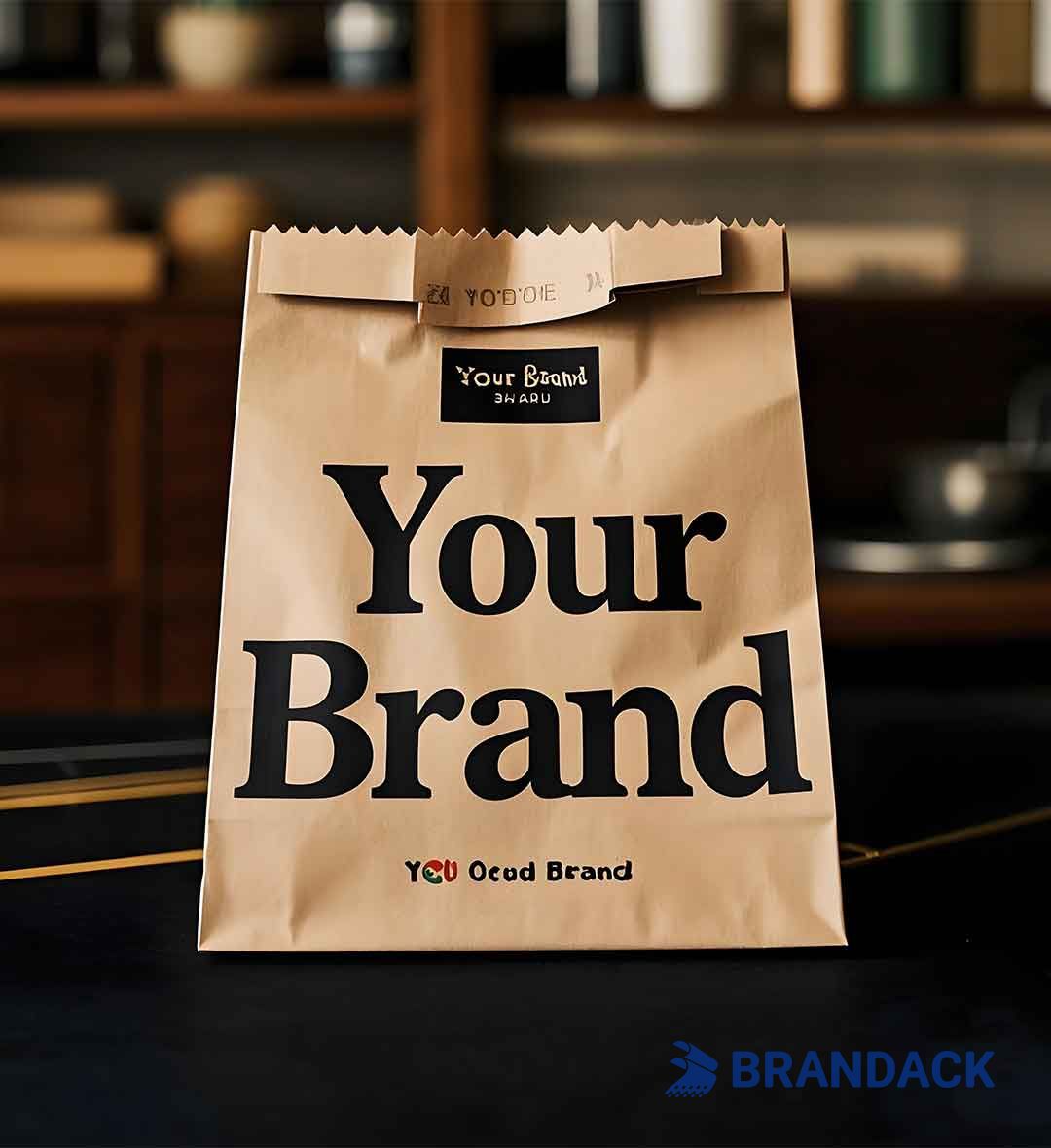 Personalised Paper Thank You Goodie Bags Printed with Your Logo