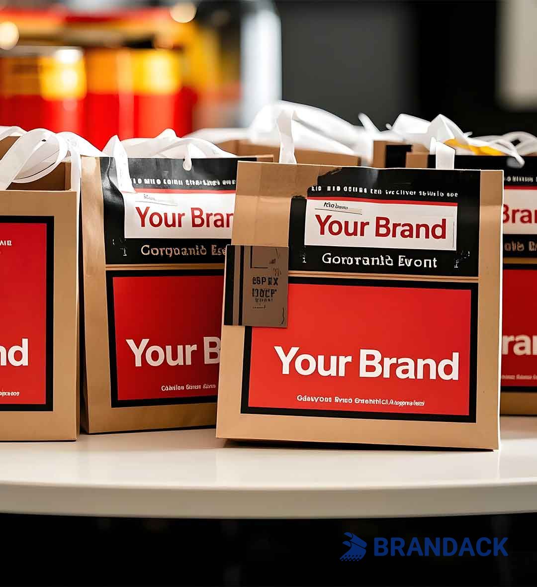 Custom Personalized Corporate Event Goodie Bags with Logo