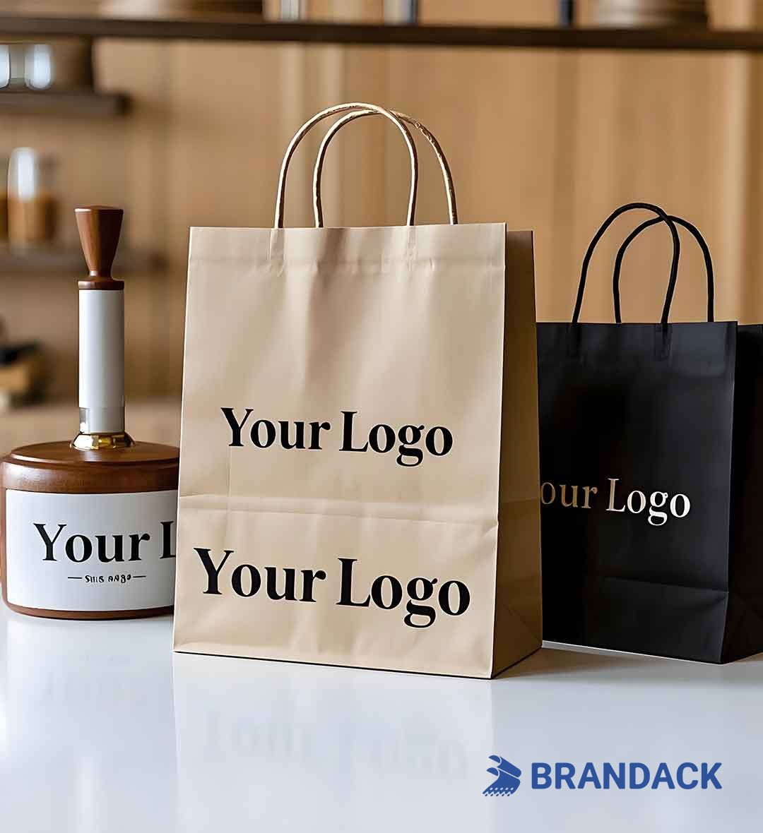 Custom Corporate Gift Bags for Events and Business with Brand Design
