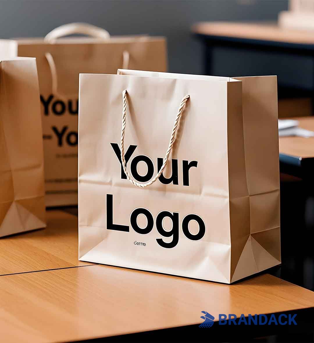 Custom Corporate Gift Bags for Events and Business with Brand Design