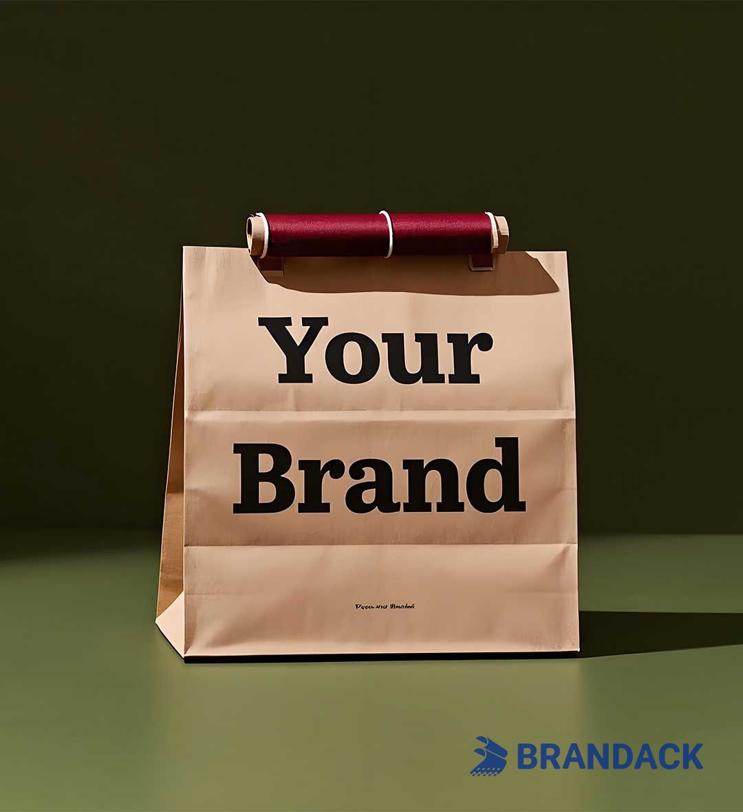 Custom Kraft Paper Gift Bags Wholesale in Bulk Printed with Logo