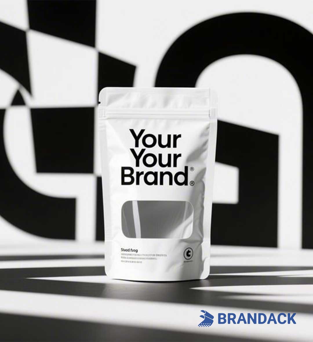 Custom Printed Stand-up Pouches with Window to Stand Out