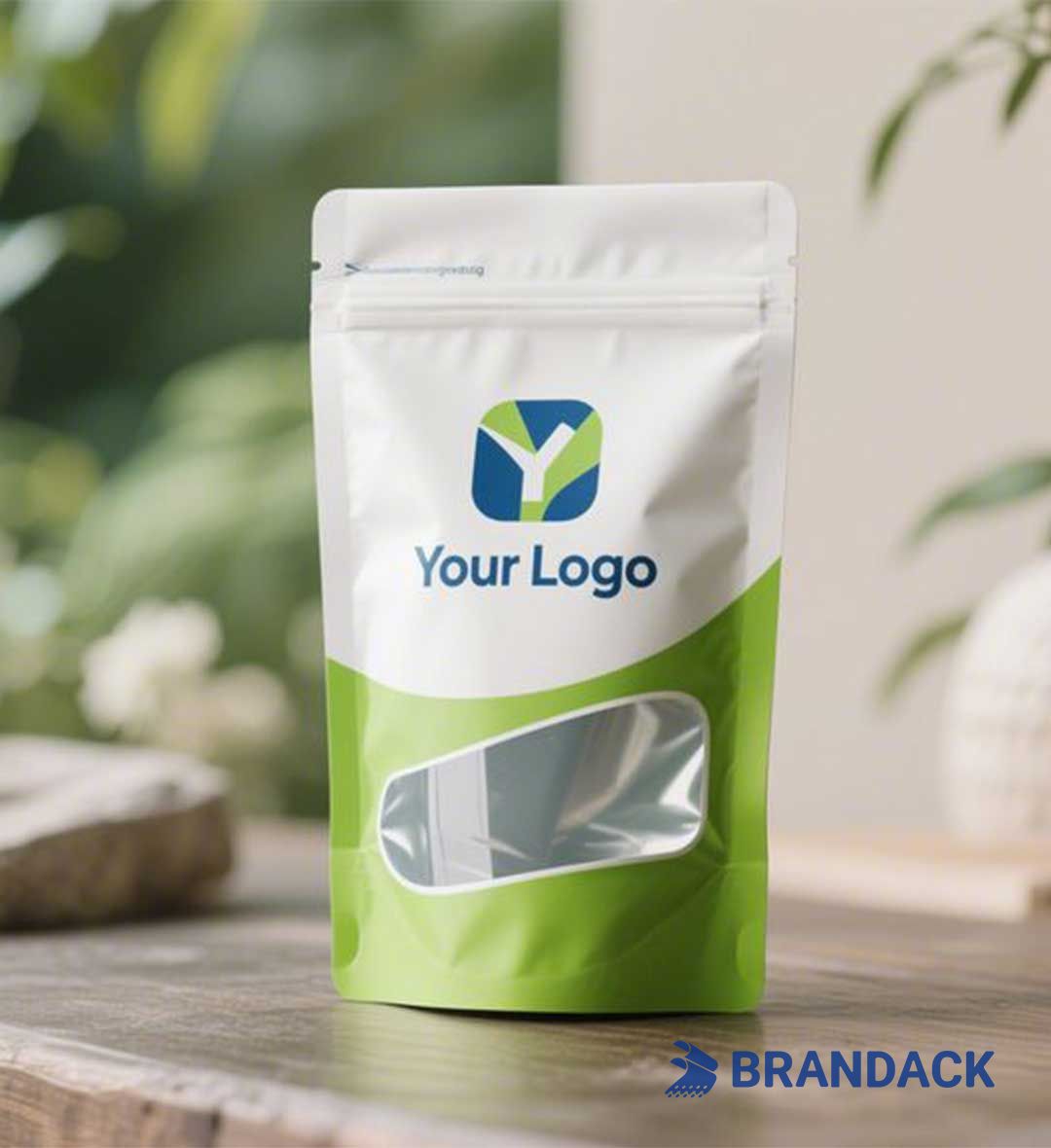 Custom Printed Stand-up Pouches with Window to Stand Out