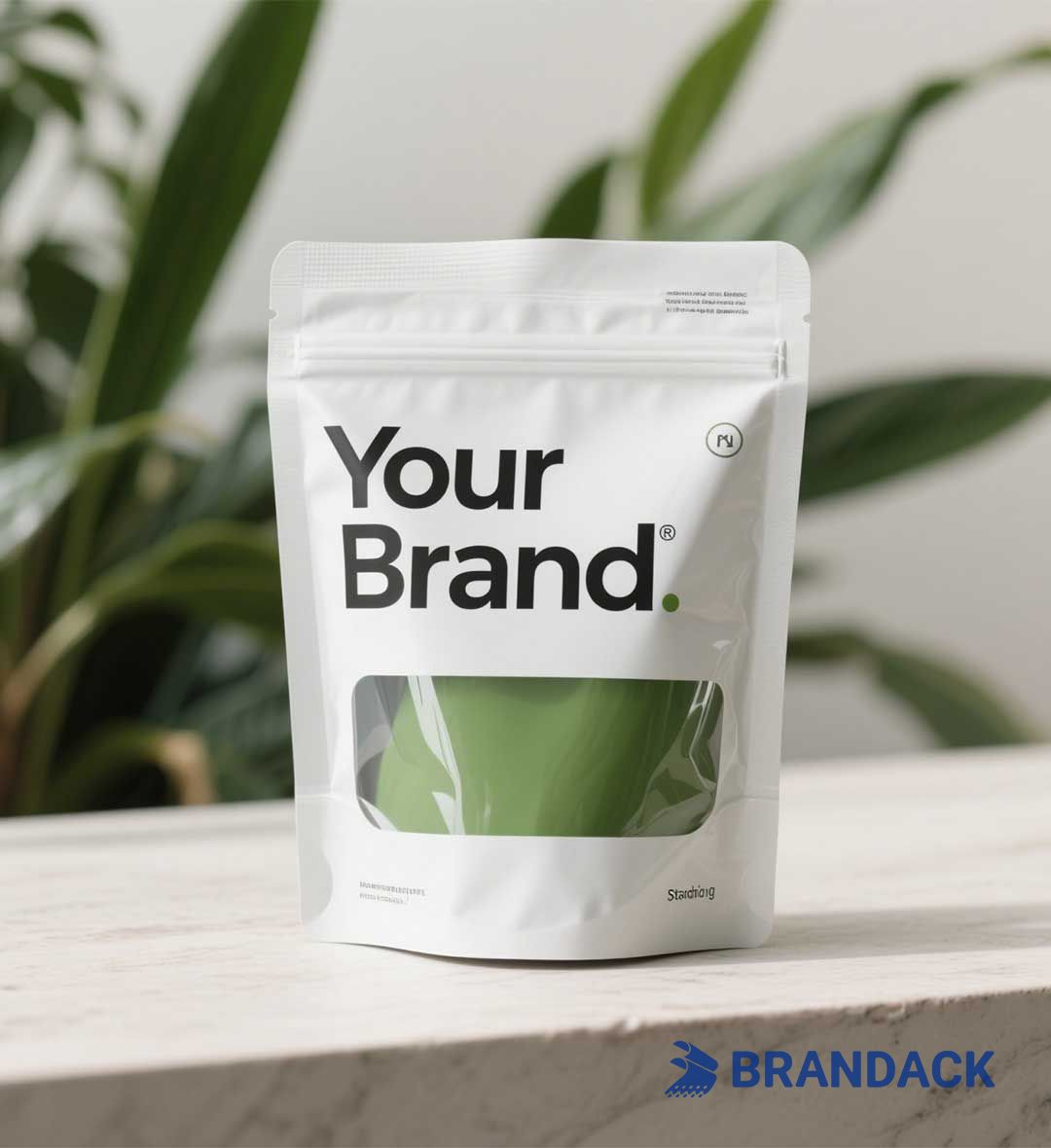 Custom Printed Stand-up Pouches with Window to Stand Out