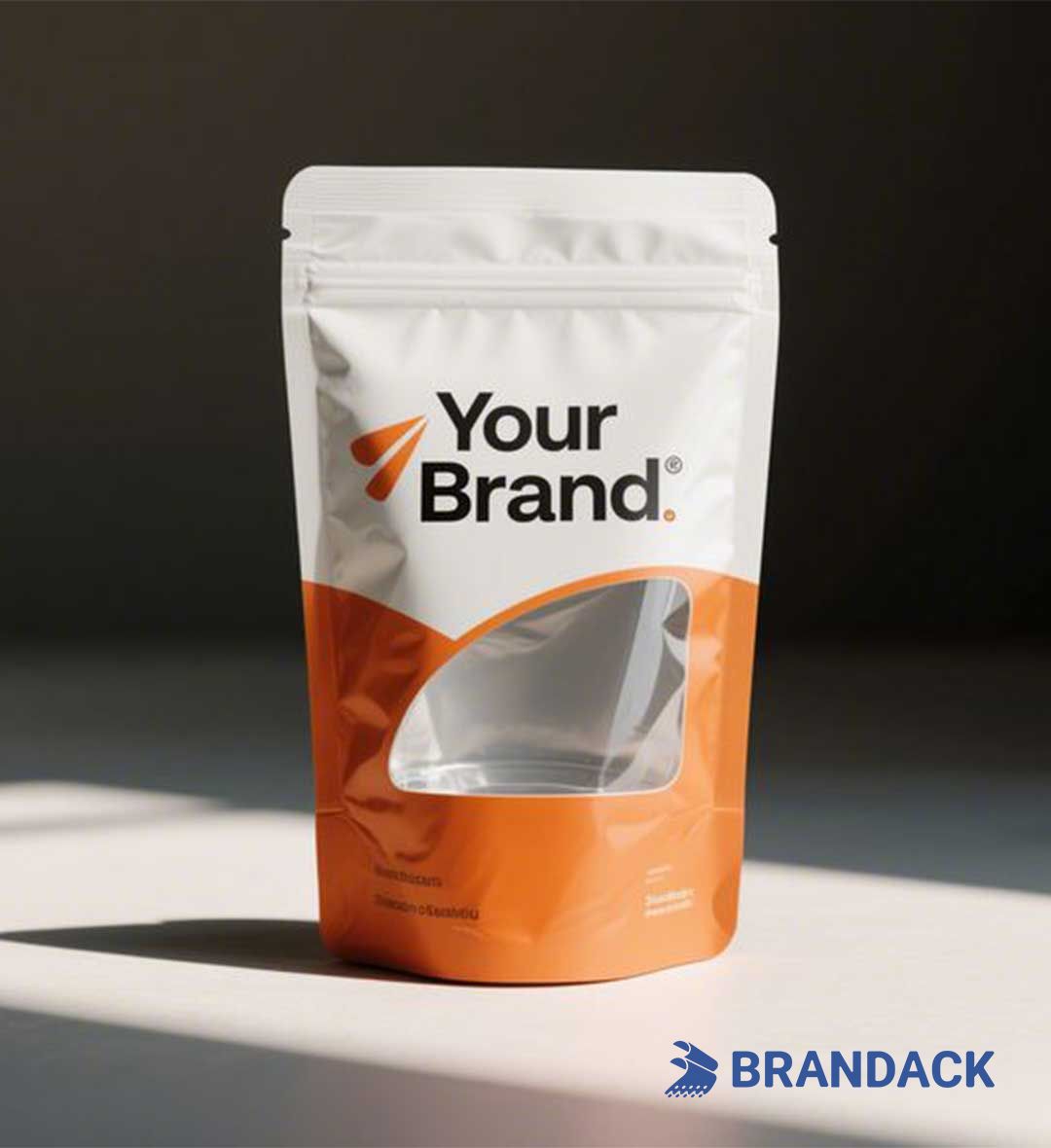 Custom Printed Stand-up Pouches with Window to Stand Out