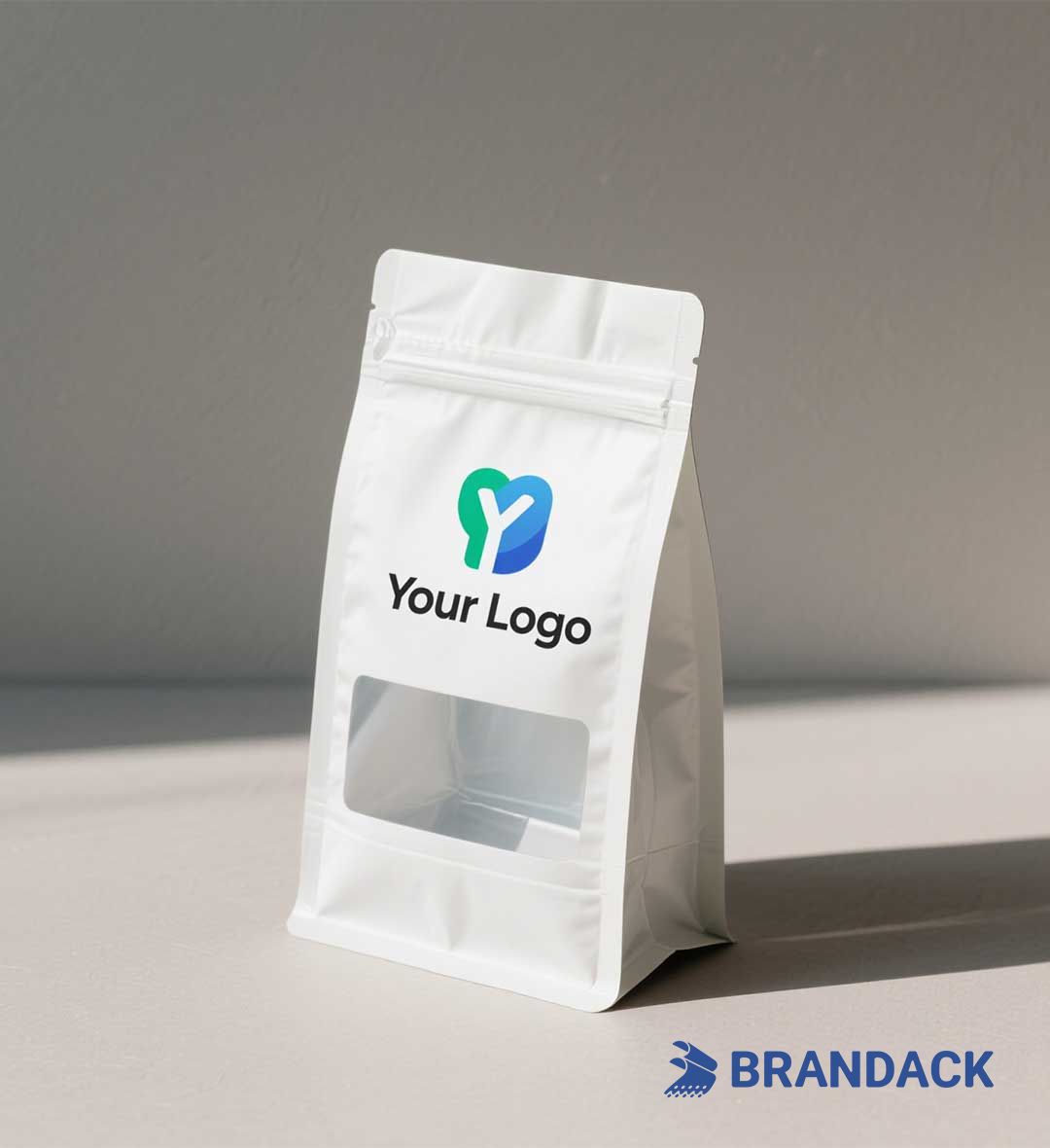 Stand Up Pouch Bags with Window | Design Your Own Pouches Packaging