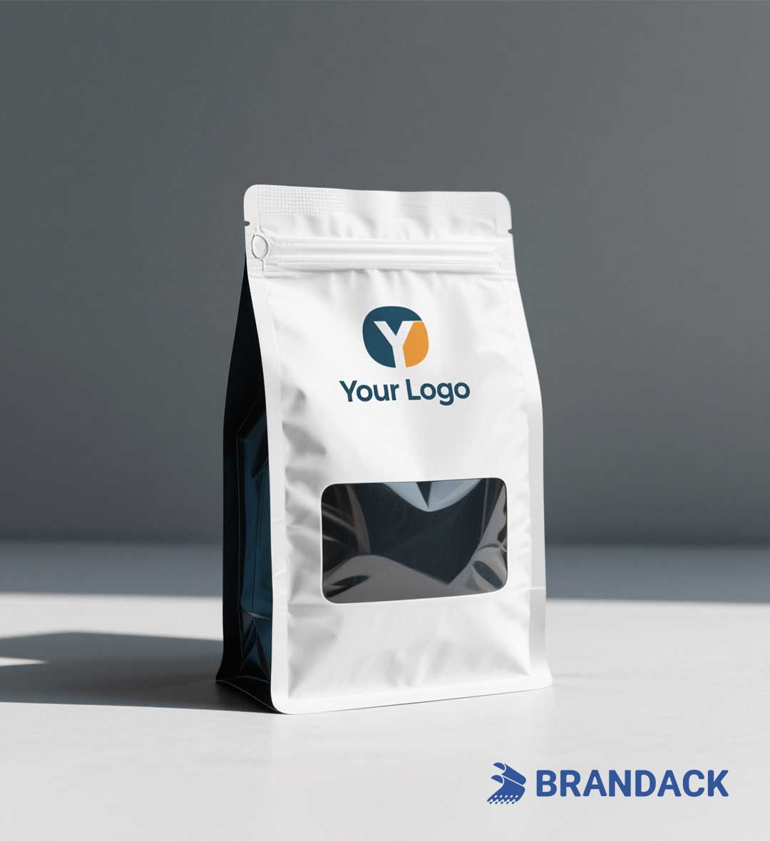 Stand Up Pouch Bags with Window | Design Your Own Pouches Packaging