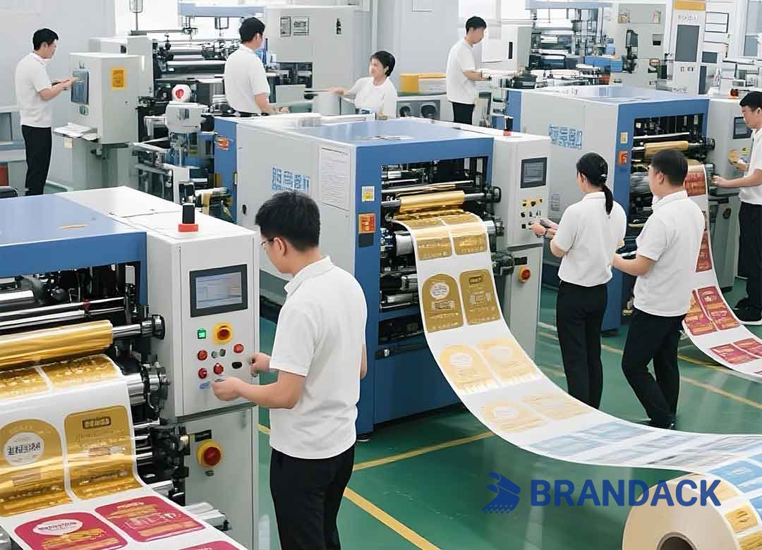 Custom Printed Stickers with Design Service Tailored to Your Brand