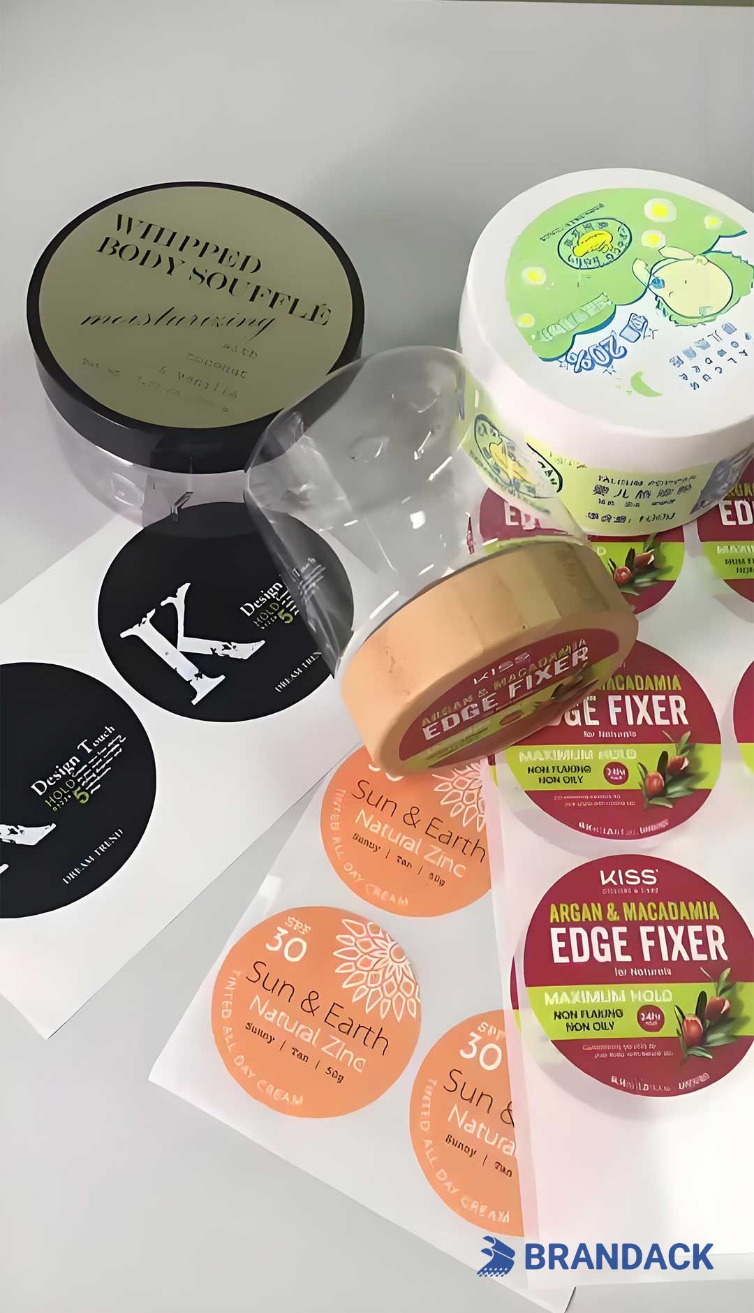 Personalized Vinyl Stickers - Custom Gold Stickers with Logo