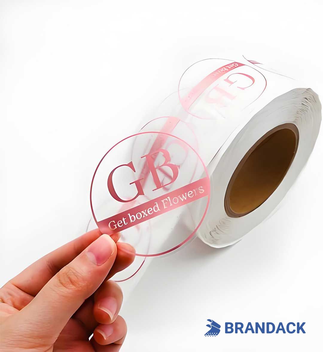 Personalized Vinyl Stickers - Custom Gold Stickers with Logo