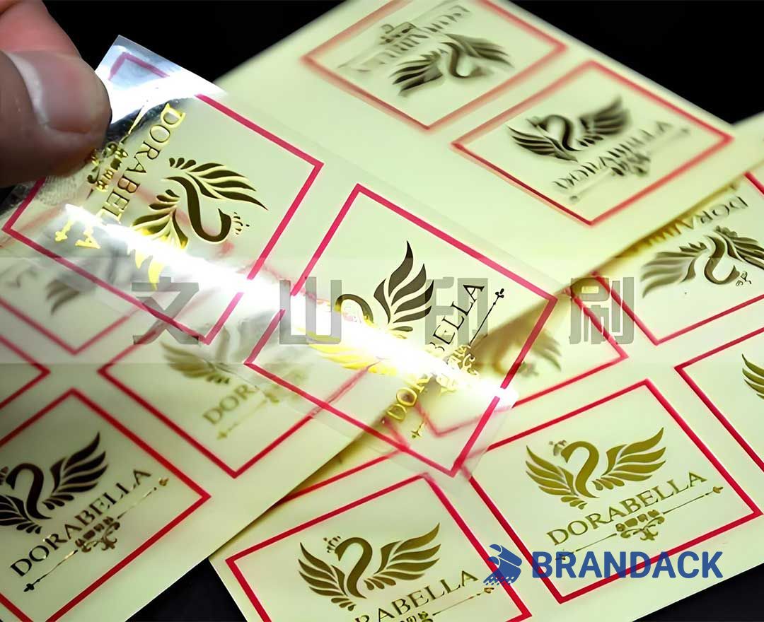 Custom Transparent Stickers with Logo Tailored to Your Brand