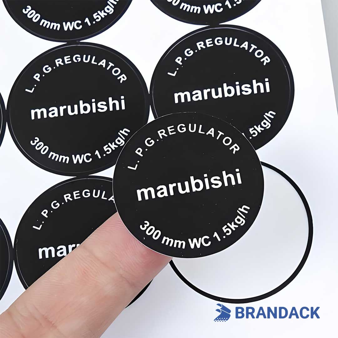 Custom Logo Vinyl Stickers Printing with Design Service