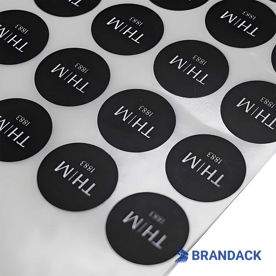 Custom Logo Vinyl Stickers Printing with Design Service