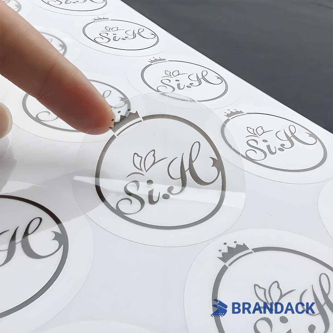 Custom Logo Vinyl Stickers Printing with Design Service