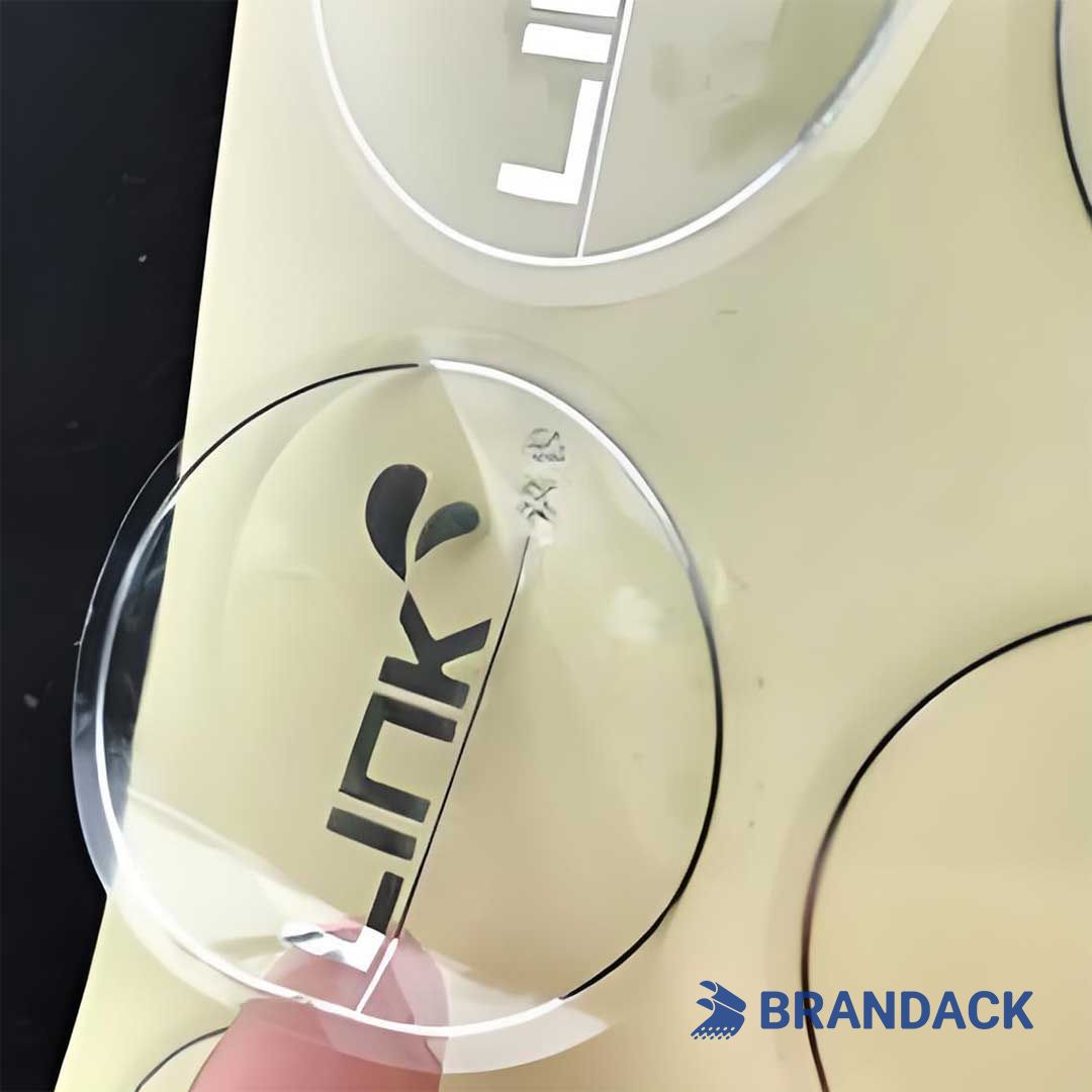 Custom Logo Vinyl Stickers Printing with Design Service