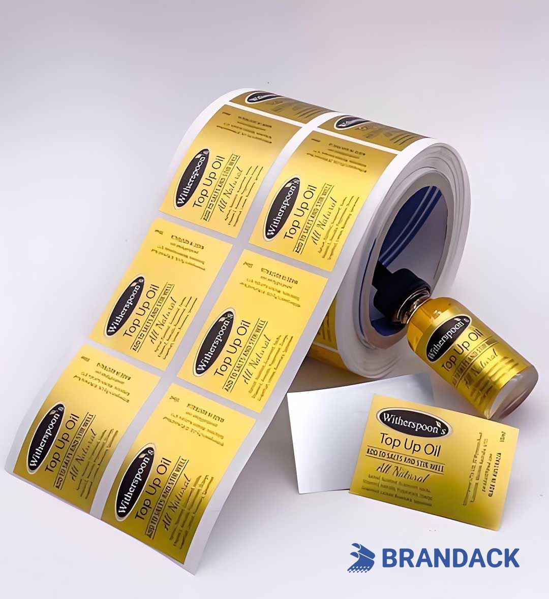 Custom Logo Vinyl Stickers Printing with Design Service