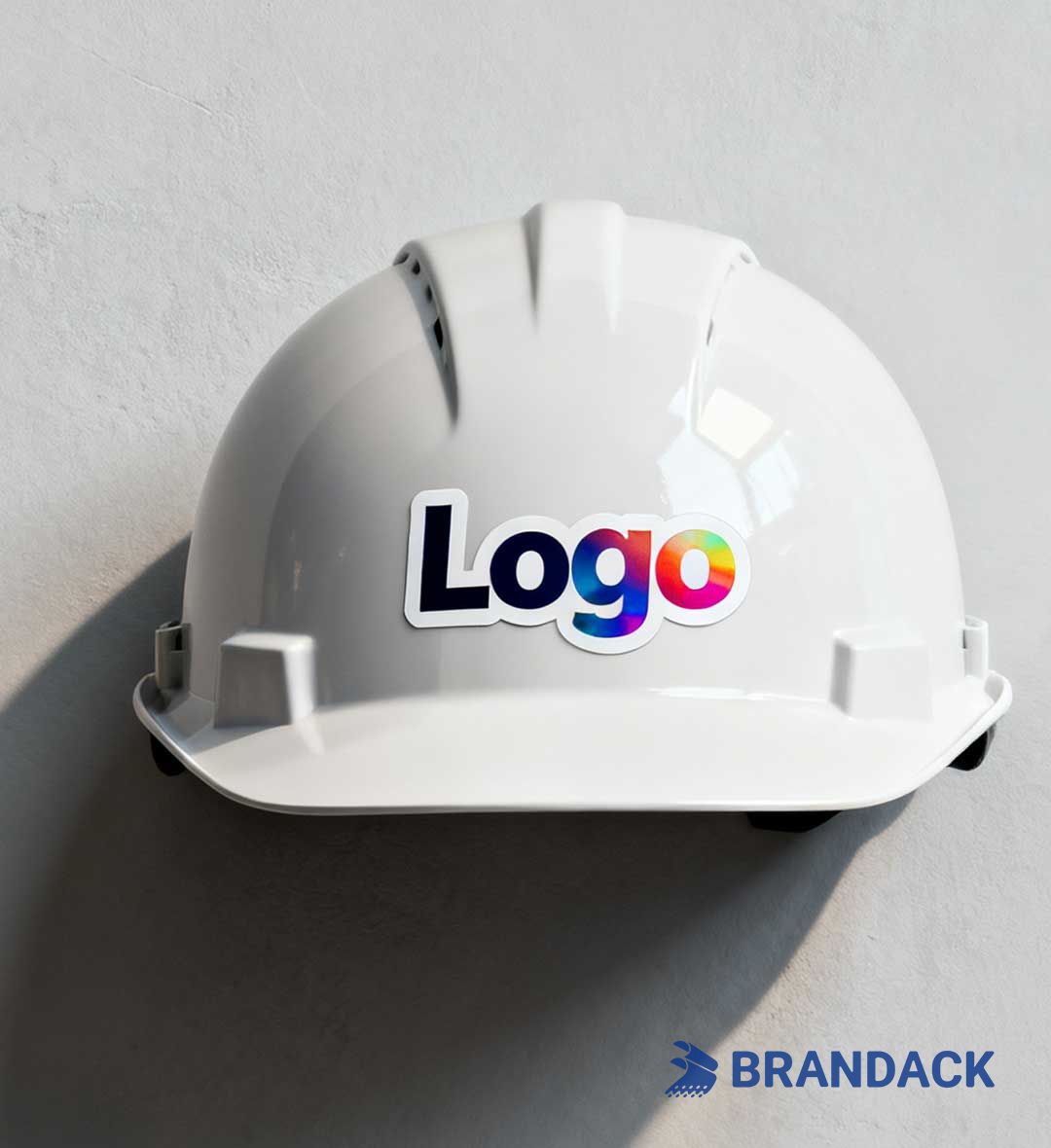 Custom Hard Hat Stickers and Decals with Design Service