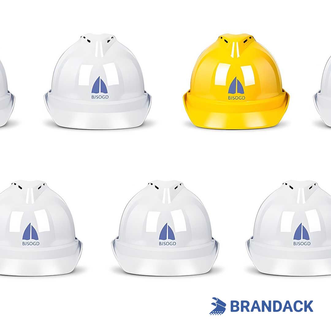 Custom Hard Hat Stickers and Decals with Design Service