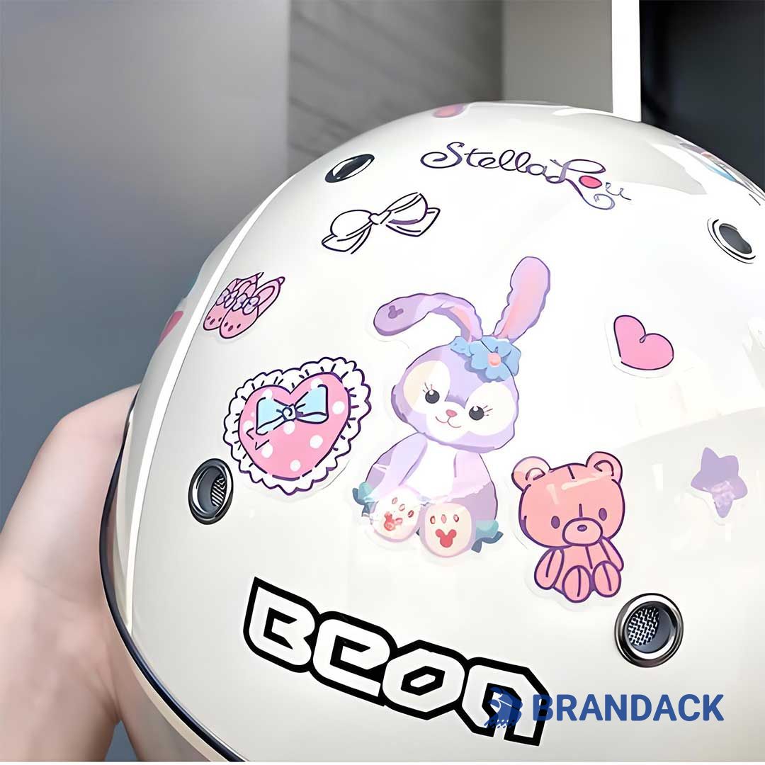 Custom Hard Hat Stickers and Decals with Design Service