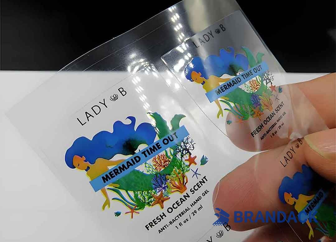 Custom Branded Logo Stickers for Business with Design Service