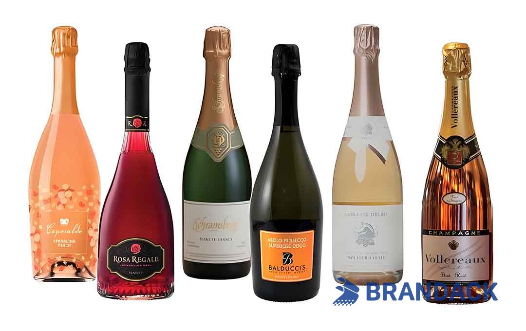 Champagne Bottle Stickers Design and Printing Tailored to Brand Champagne Bottle Stickers Design and Printing Tailored to Brand