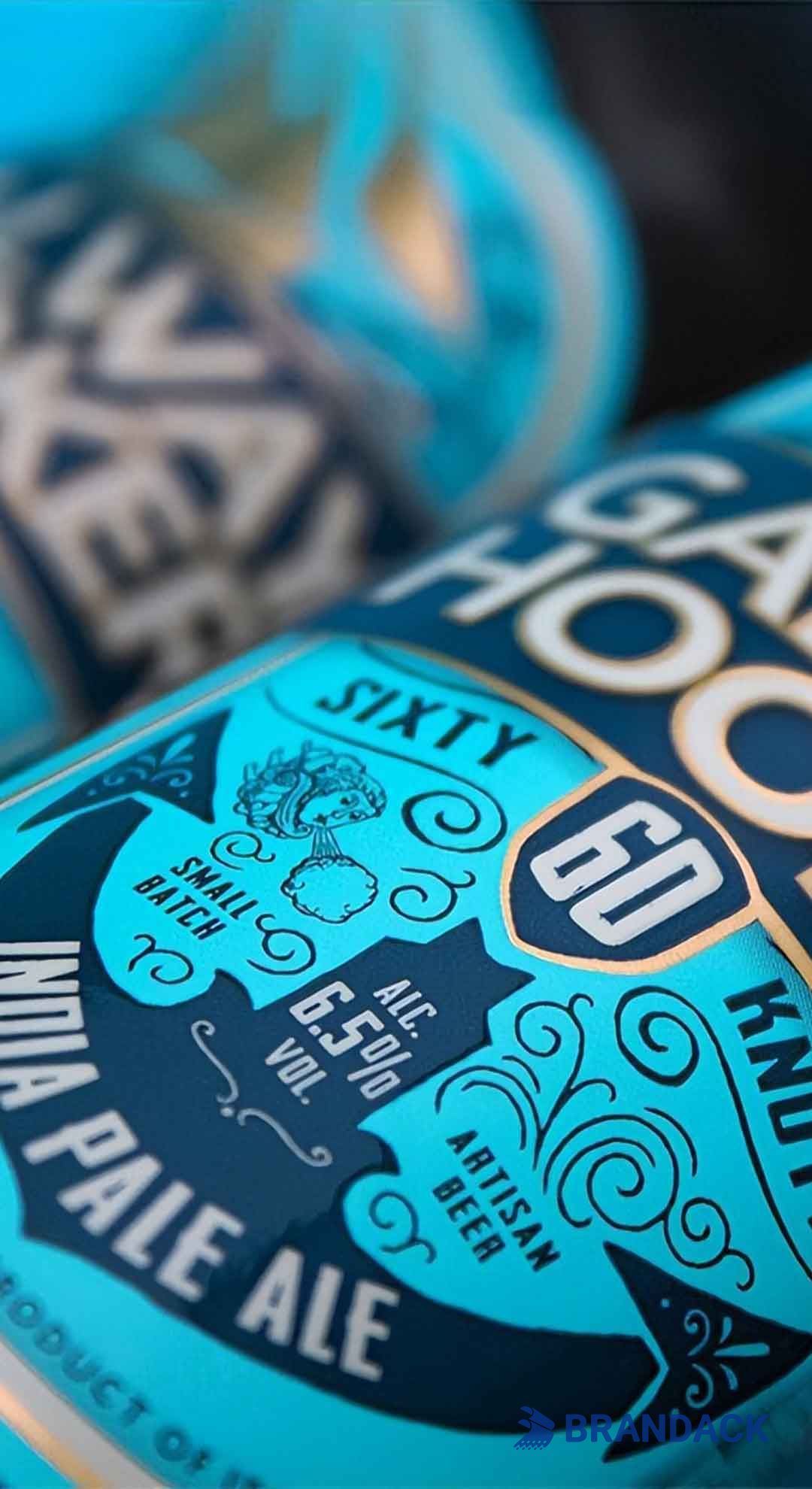 Custom Beer Bottle Stickers Printing with Design Service Custom Beer Bottle Stickers Printing with Design Service