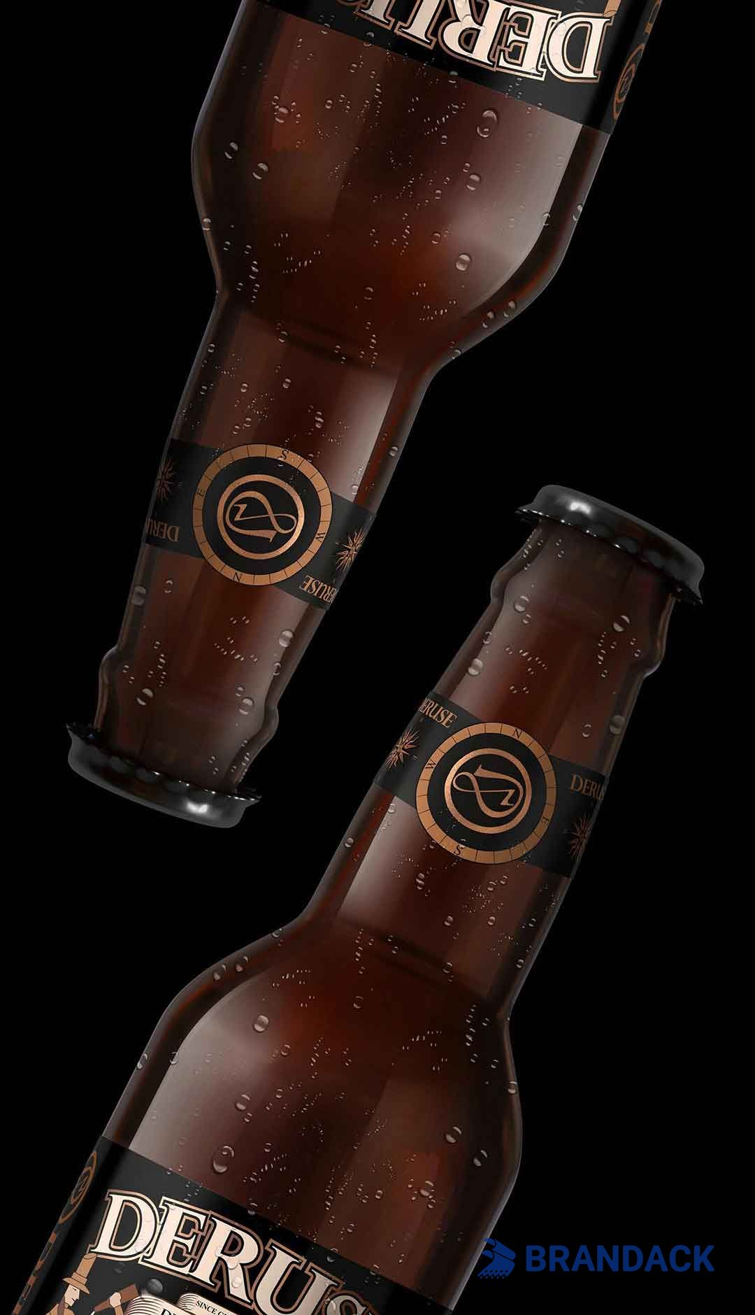 Custom Beer Bottle Stickers Printing with Design Service Custom Beer Bottle Stickers Printing with Design Service