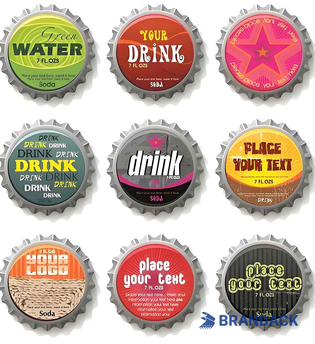 Bottle Top Stickers Design, Custom Bottle Cap Stickers Printing Bottle Top Stickers Design, Custom Bottle Cap Stickers Printing