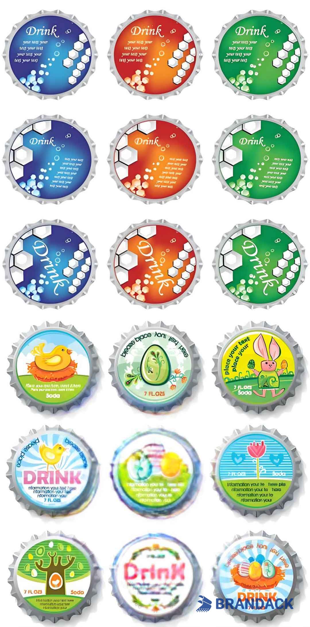 Bottle Top Stickers Design, Custom Bottle Cap Stickers Printing Bottle Top Stickers Design, Custom Bottle Cap Stickers Printing