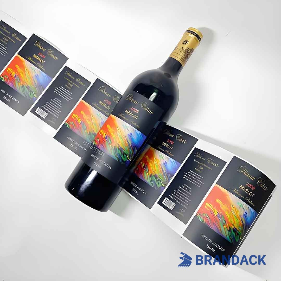 Custom Wine Label Sticker Printing, Print on Demand Bottle Stickers Custom Wine Label Sticker Printing, Print on Demand Bottle Stickers