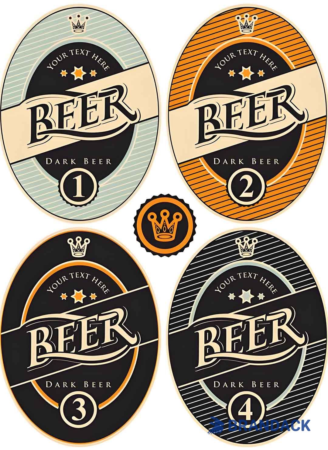 Custom Oval Shape Stickers for Bottle Packaging and Branding Custom Oval Shape Stickers for Bottle Packaging and Branding