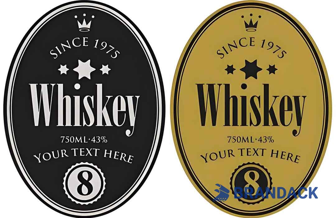 Custom Oval Shape Stickers for Bottle Packaging and Branding Custom Oval Shape Stickers for Bottle Packaging and Branding