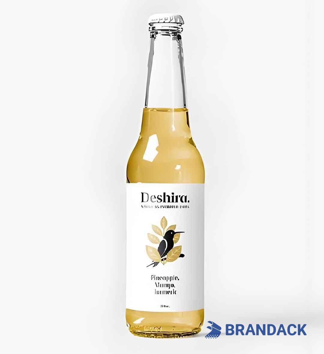 Glass Bottle Sticker Printing Manufacturer with Design Service Glass Bottle Sticker Printing Manufacturer with Design Service