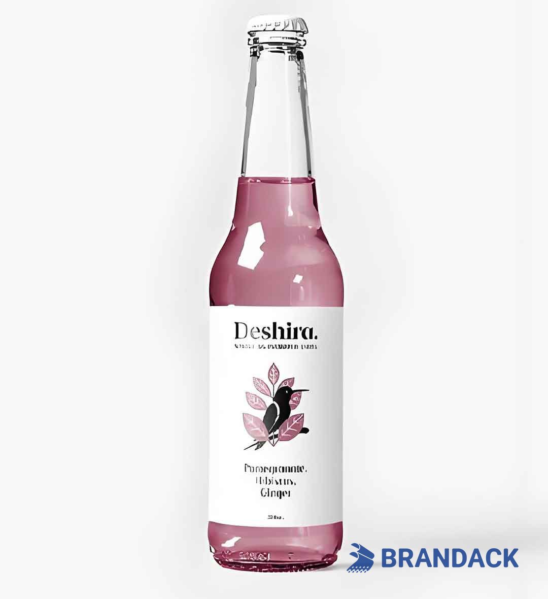 Glass Bottle Sticker Printing Manufacturer with Design Service Glass Bottle Sticker Printing Manufacturer with Design Service