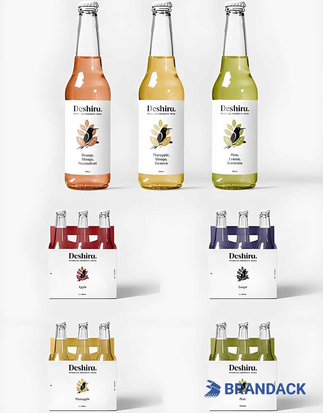 Glass Bottle Sticker Printing Manufacturer with Design Service Glass Bottle Sticker Printing Manufacturer with Design Service