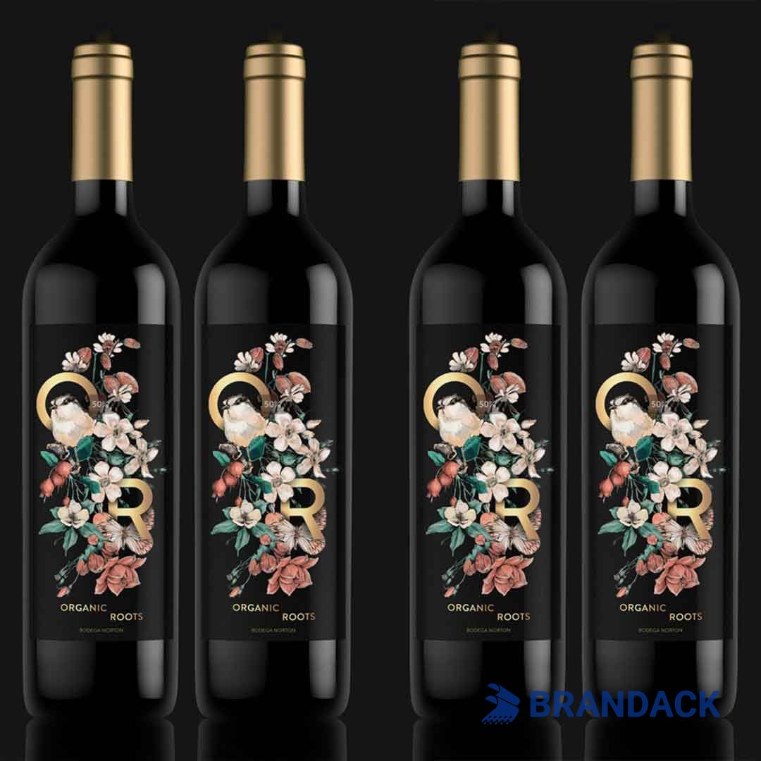 Glass Bottle Sticker Printing Manufacturer with Design Service Glass Bottle Sticker Printing Manufacturer with Design Service