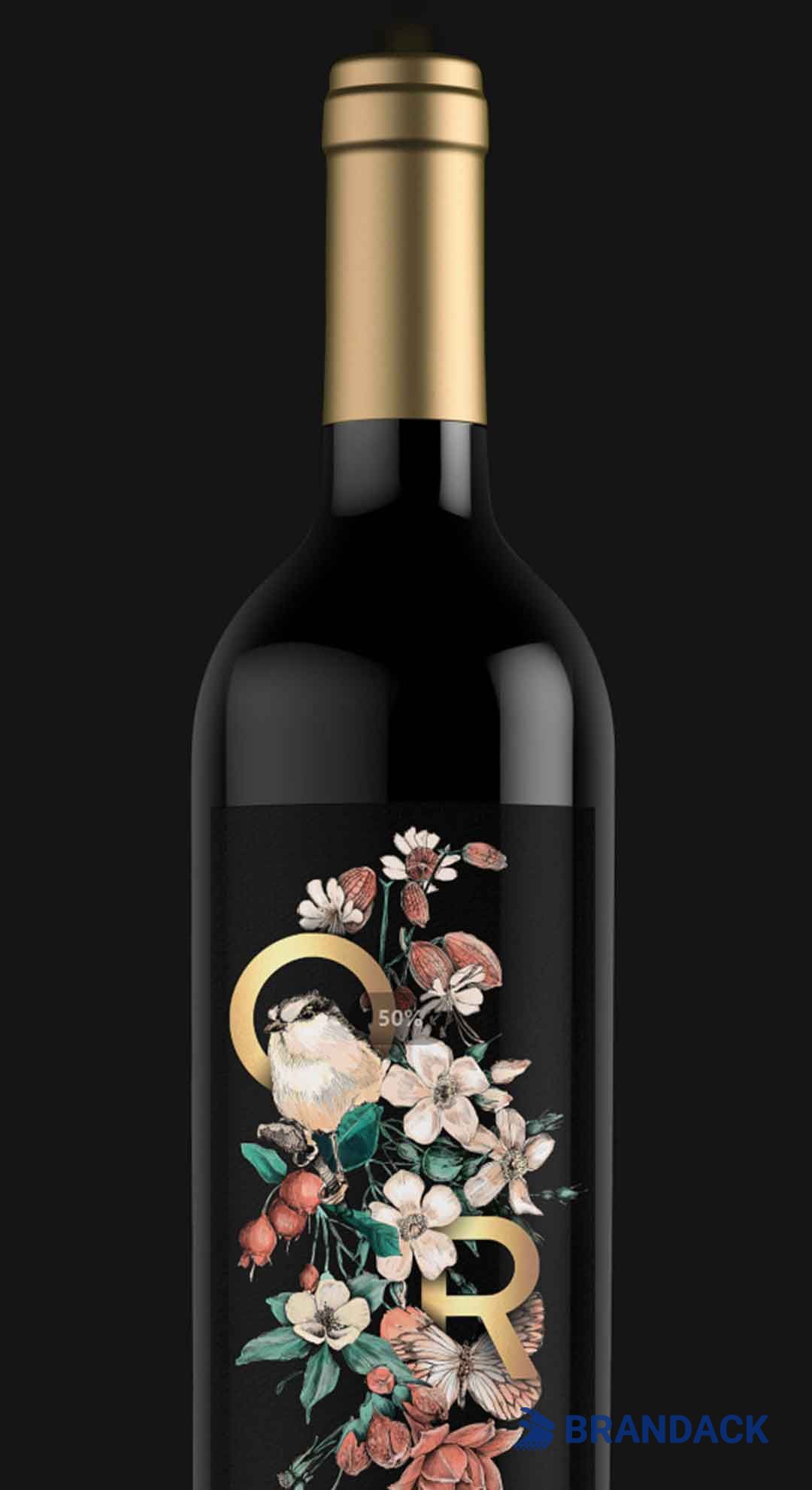 Glass Bottle Sticker Printing Manufacturer with Design Service Glass Bottle Sticker Printing Manufacturer with Design Service