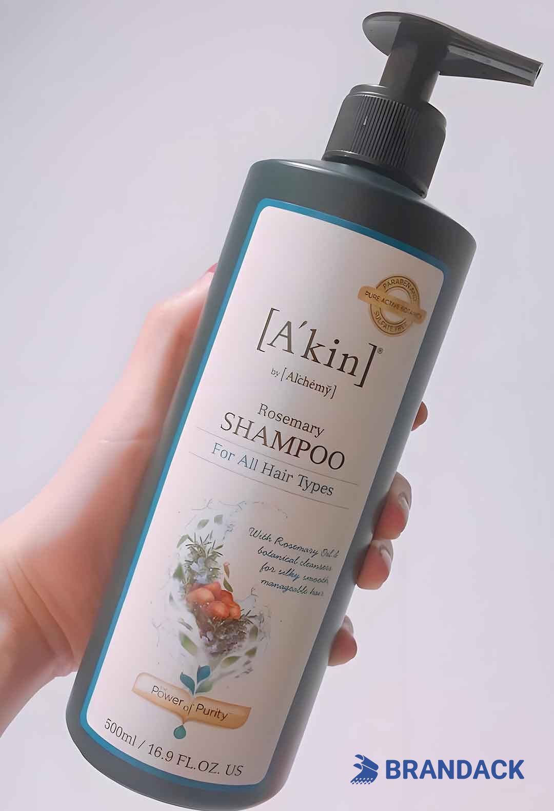 Hair Oil Bottle Sticker Design and Printing Tailored to Brand