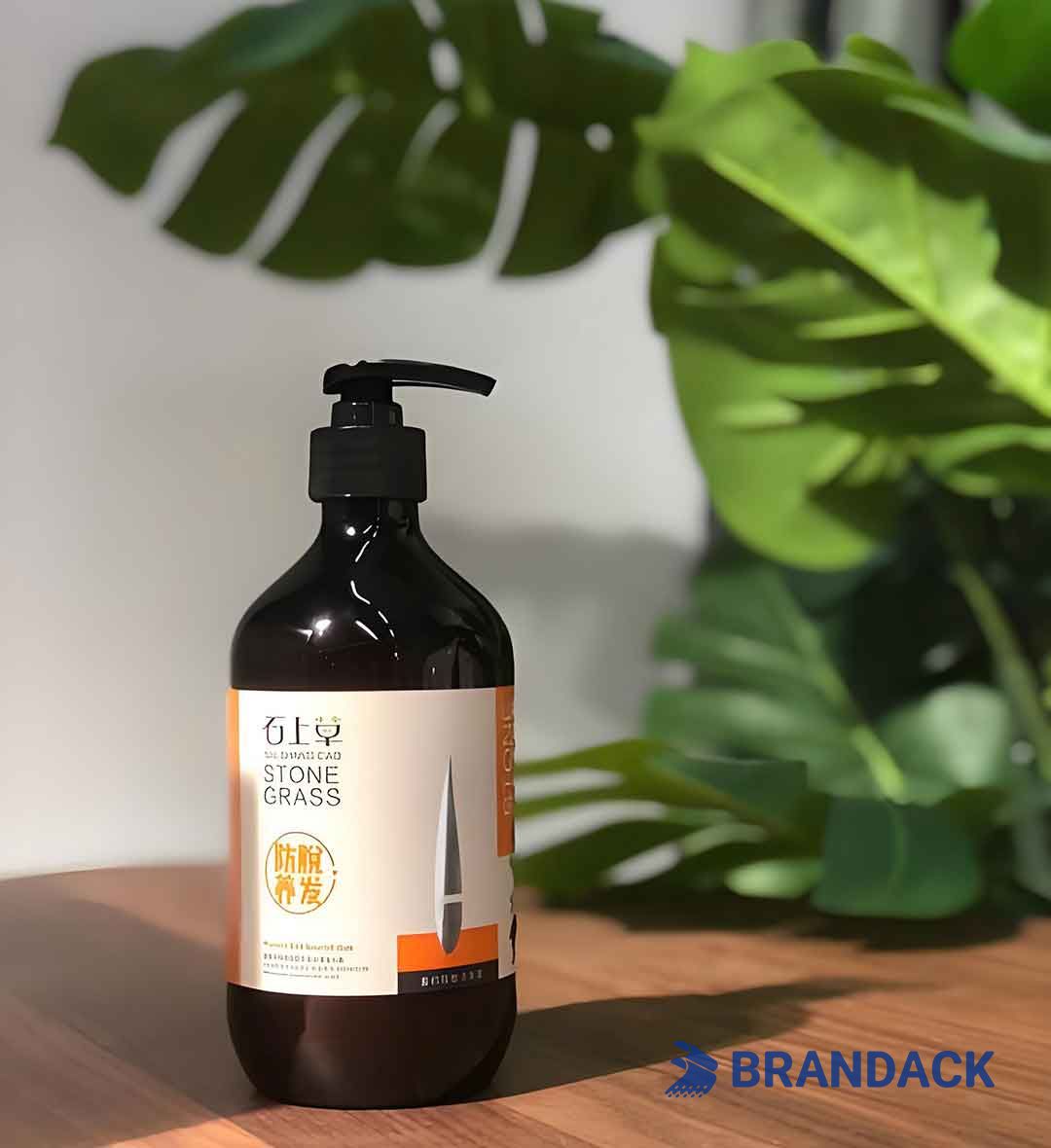 Hair Oil Bottle Sticker Design and Printing Tailored to Brand