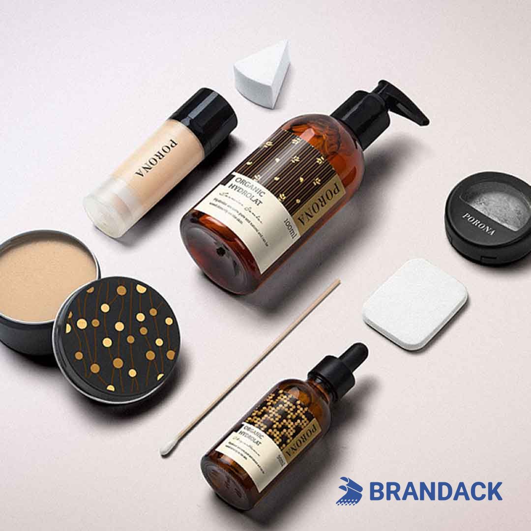 Hair Oil Bottle Sticker Design and Printing Tailored to Brand