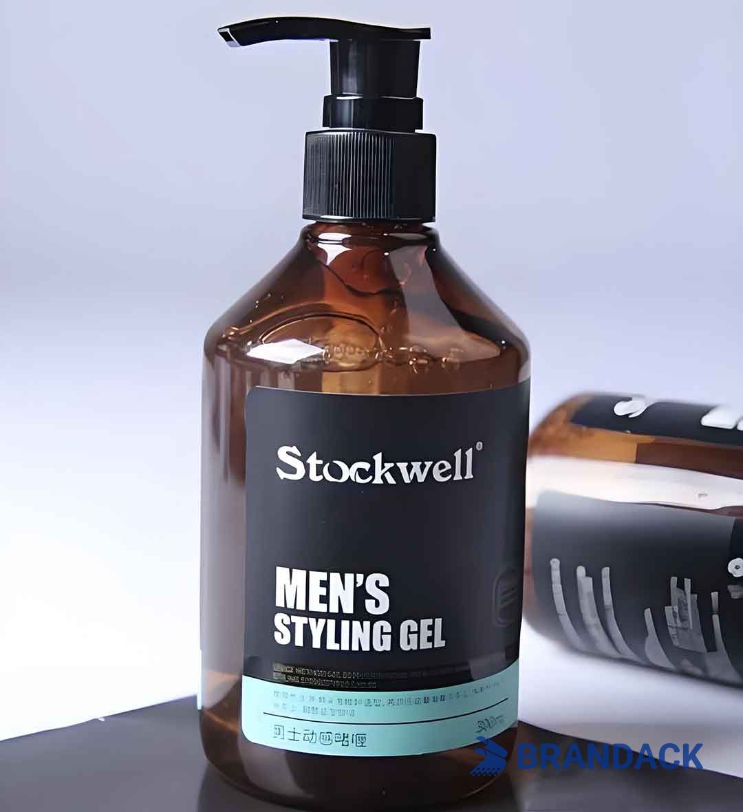 Hair Oil Bottle Sticker Design and Printing Tailored to Brand