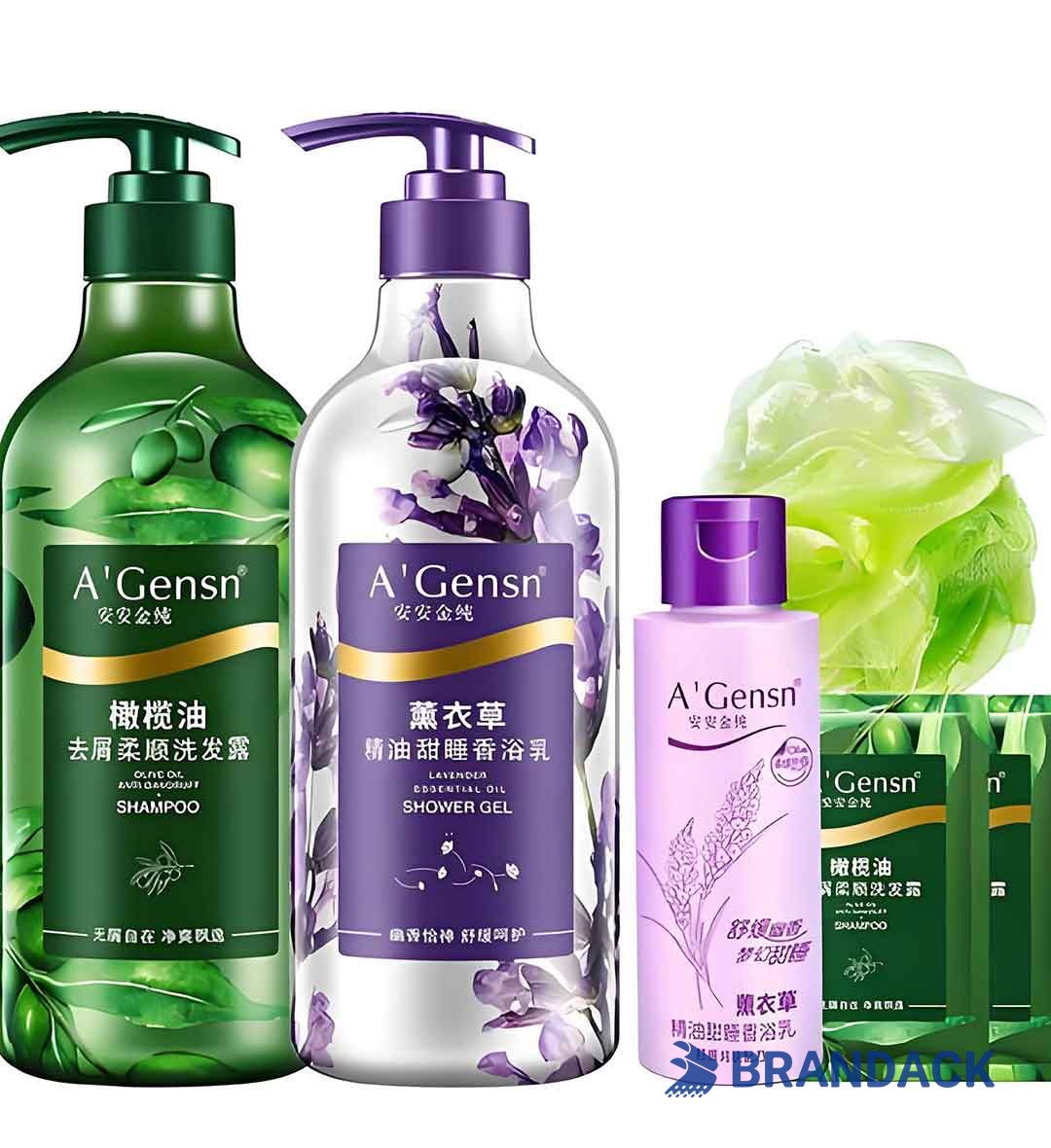 Hair Oil Bottle Sticker Design and Printing Tailored to Brand